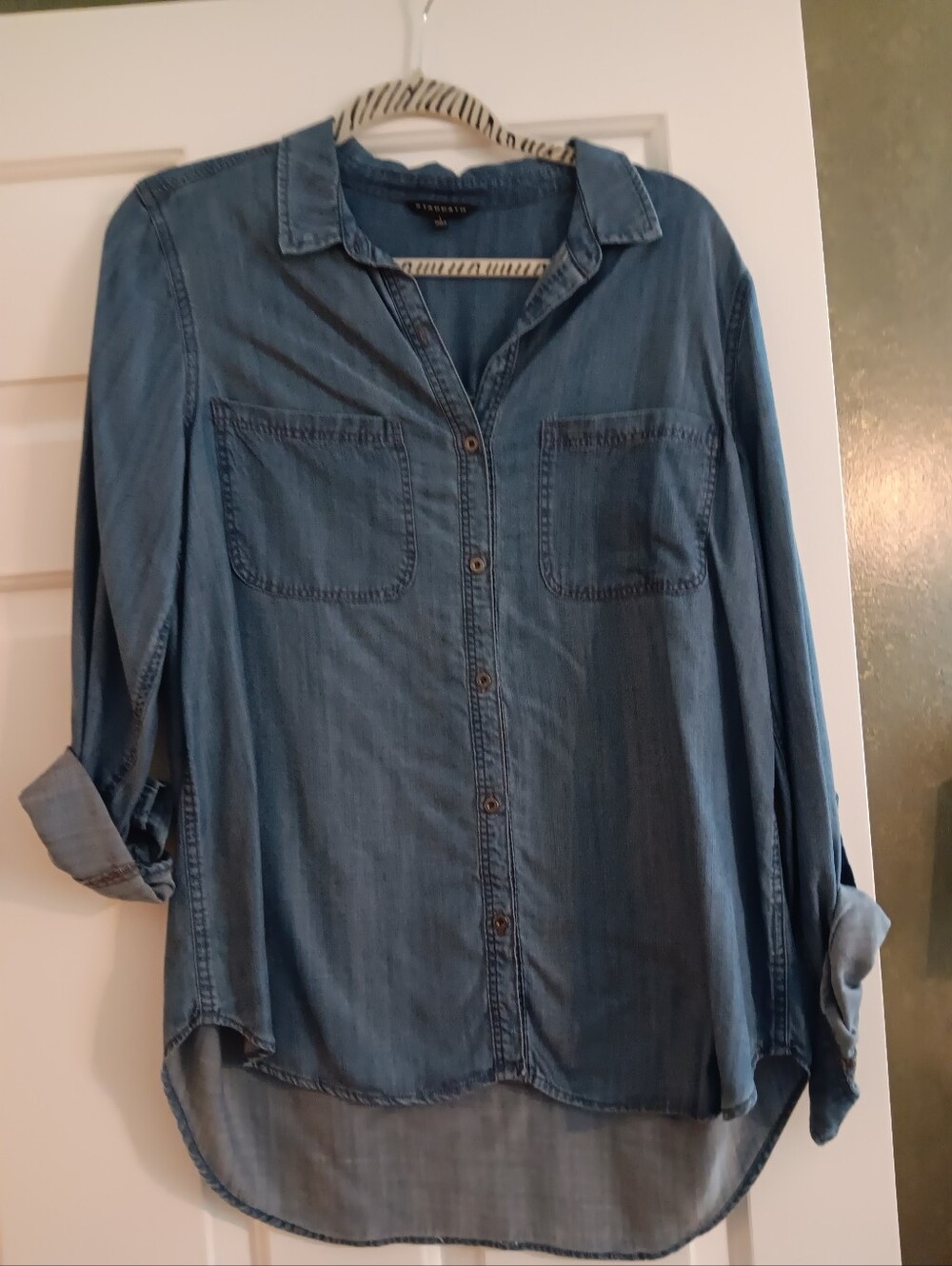 Staccato chambrey denim shirt like new oversized